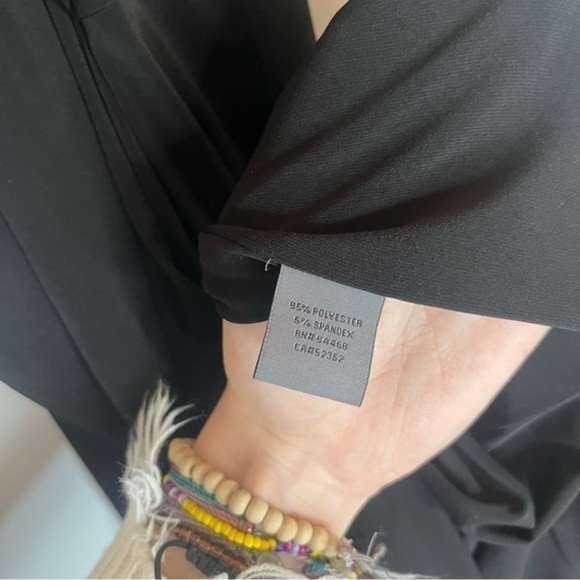 Vera Wang Sleeveless Matte Black Jersey Knit Timeless Classic Maxi Dress Size 4 - Picture 13 of 16